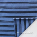 통기성 고품질 폴리 65%면 35% 줄무늬 패턴 싱글 저지 니트 셔츠 남성 여성